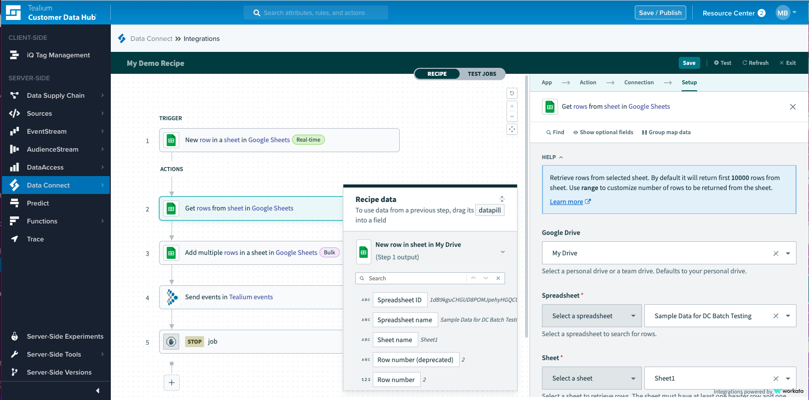 No-code (or low-code if you want) workflow canvas