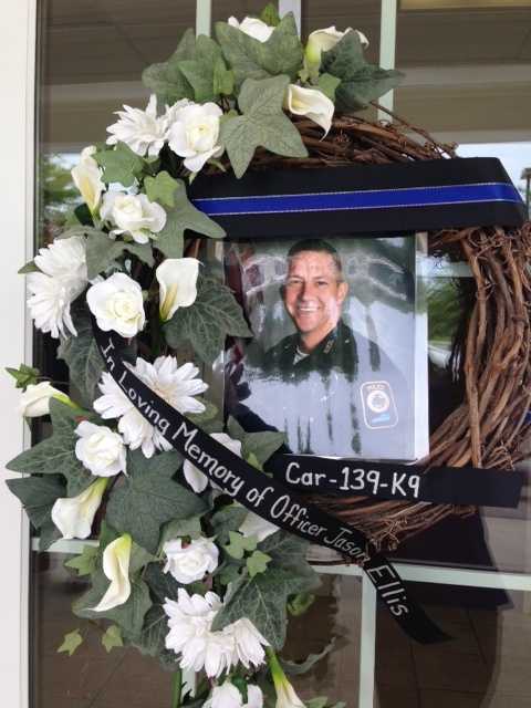 May 28, 2013: Gov. Steve Beshear orders flags at all state office buildings to be displayed at half-staff on May 30 as a mark of respect for Officer Ellis.