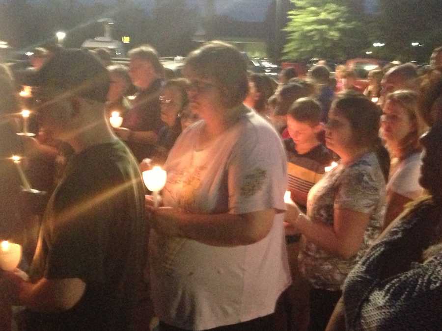 May 27, 2013: Hundreds gather for a candlelight vigil in Ellis' honor on Memorial Day