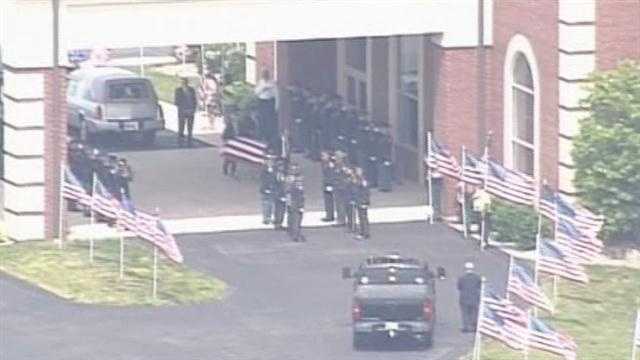 May 29, 2013: Visitation held for Officer Ellis at Parkway Baptist Church
