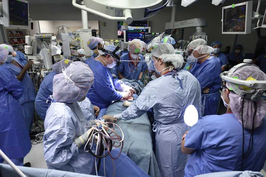 During surgery