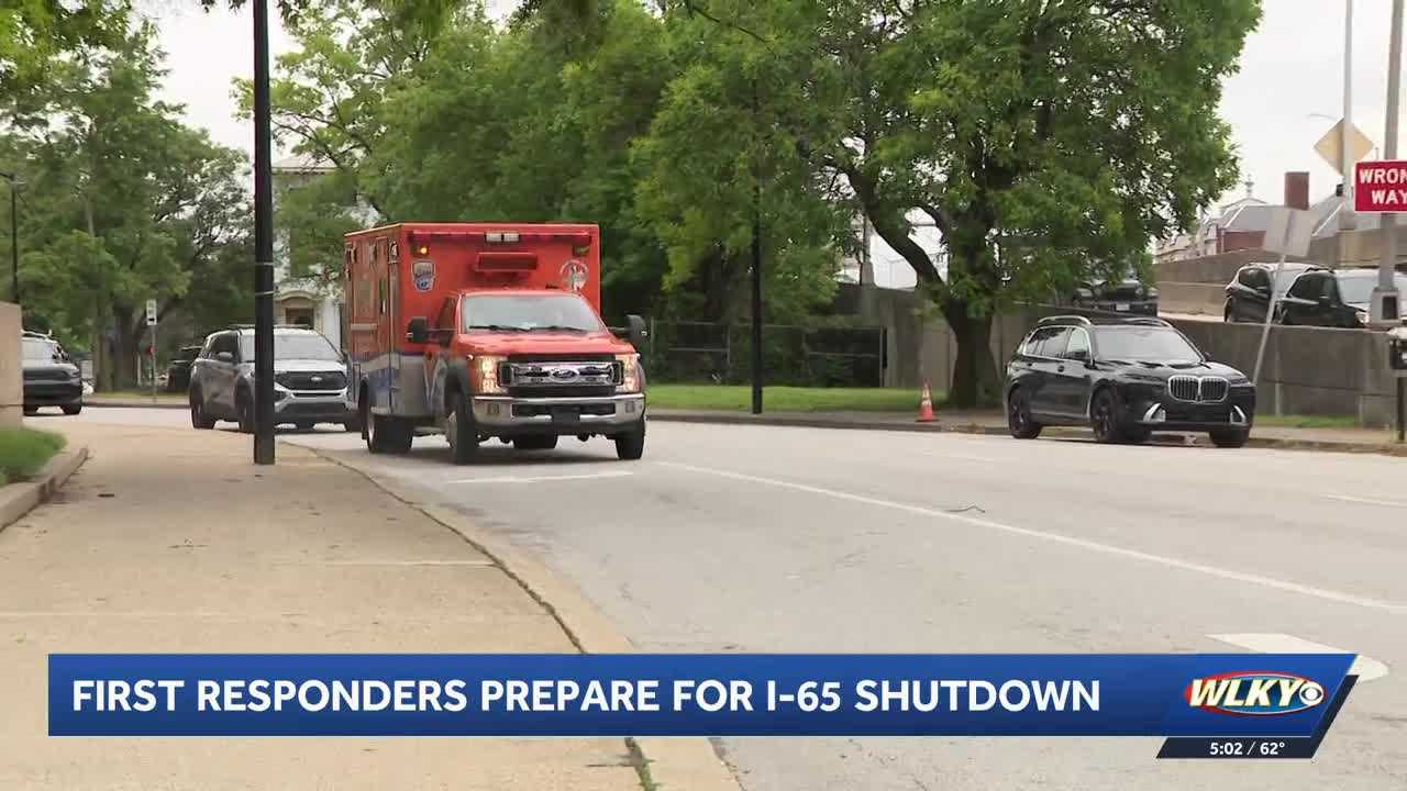 'We feel prepared': Emergency teams prepare for I-65 closure in Louisville