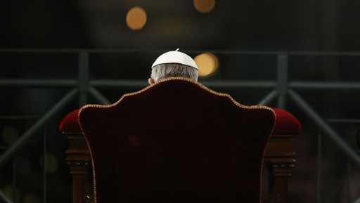 FILE - Pope Francis presides the Via Crucis (Way of the Cross) torchlight procession celebrated in front of the Colosseum on Good Friday in Rome, Friday, March 29, 2013.  (AP Photo/Andrew Medichini, File)