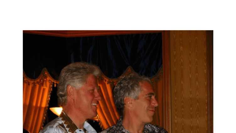 This undated photo released by the U.S. Department of Justice shows former President Bill Clinton and Jeffrey Epstein. (U.S. Department of Justice Department via AP)