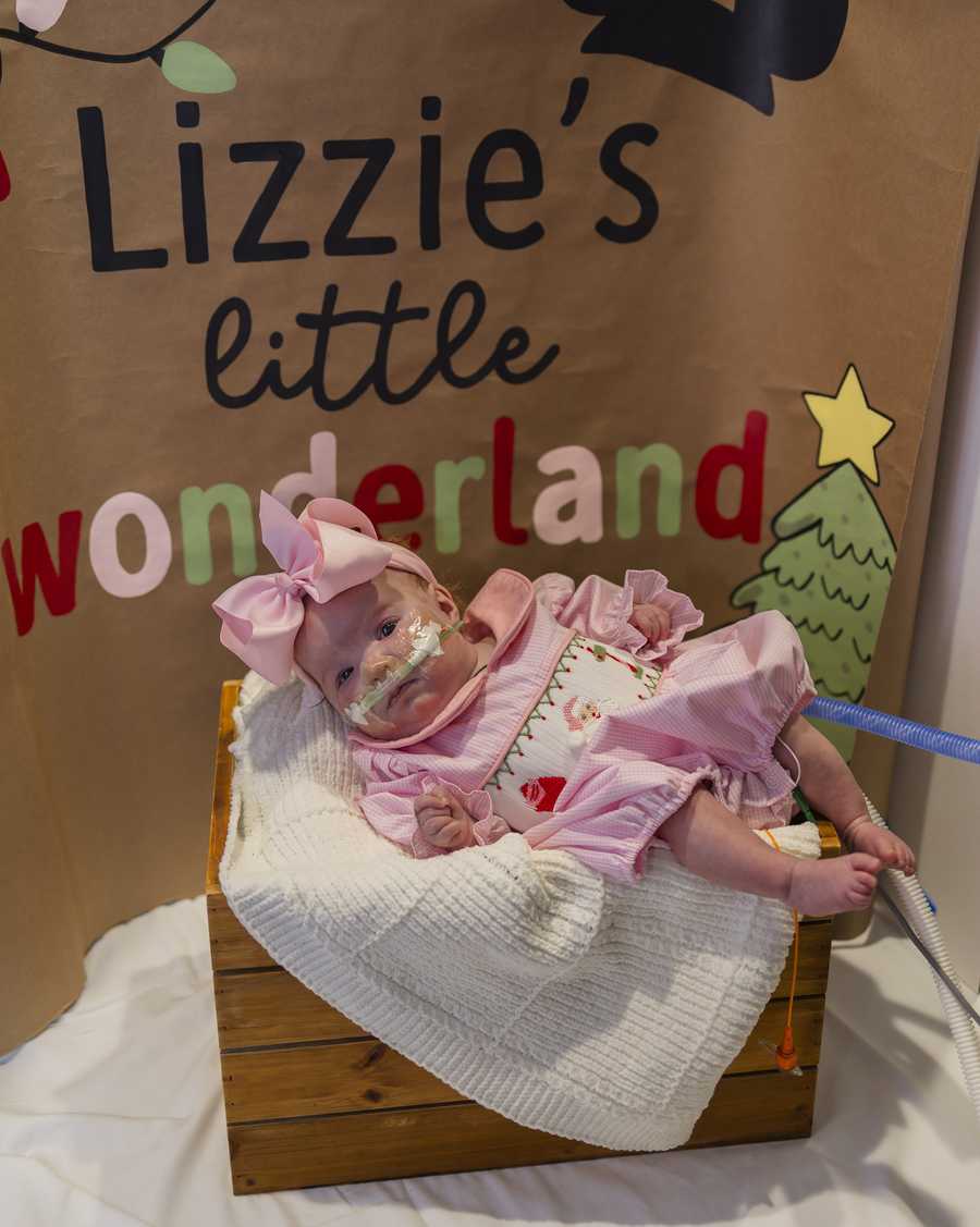 nicu baby christmas shoot 2025