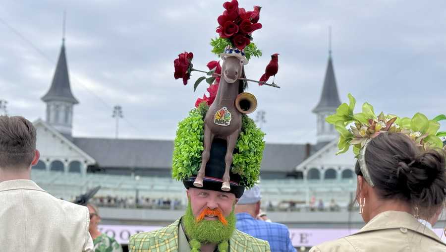 LOUISVILLE, KY - MAY 2: People attend the Kentucky Derby at Churchill Downs Race Track on May 2, 2026 in Louisville, Kentucky. (Photo by Horsephotos/Getty Images)