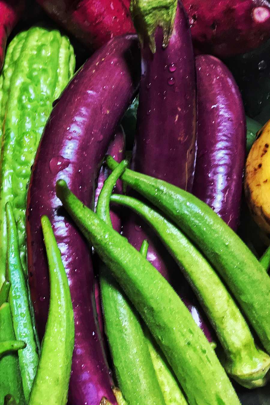 best foods to lower cholesterol  eggplant and okra