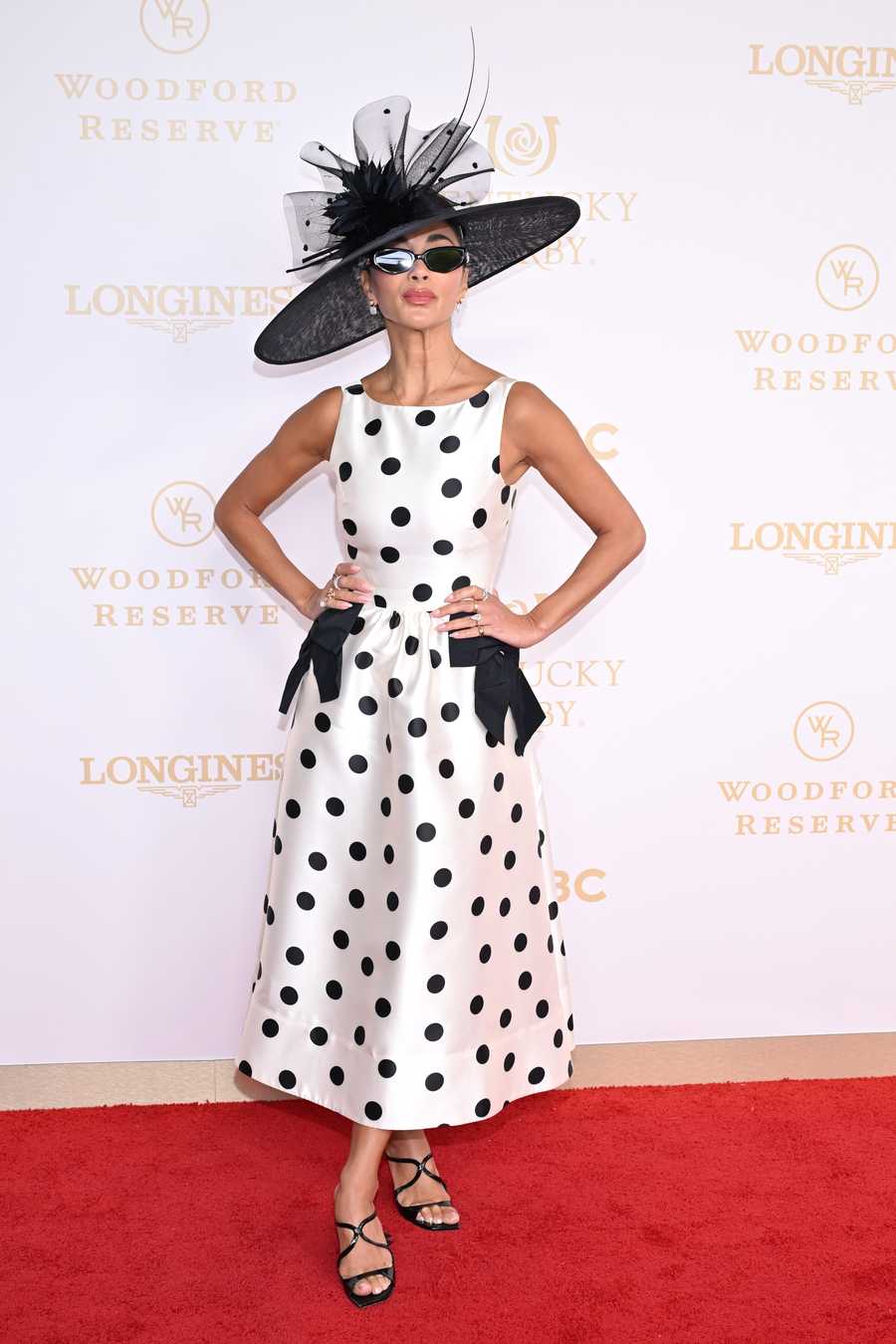 LOUISVILLE, KENTUCKY - MAY 02: Nicole Scherzinger attends the Kentucky Derby 152 at Churchill Downs on May 02, 2026 in Louisville, Kentucky. (Photo by Daniel Boczarski/Getty Images for Churchill Downs)
