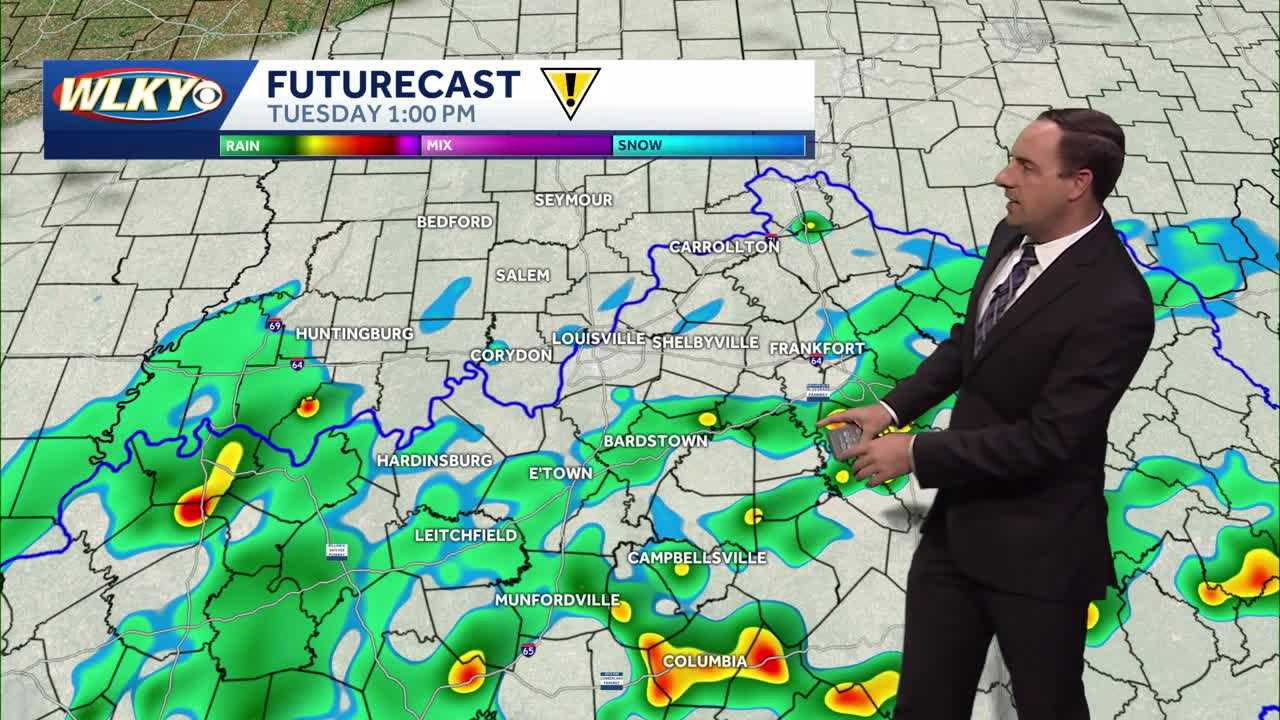 Dry Memorial Day then showers return Tuesday