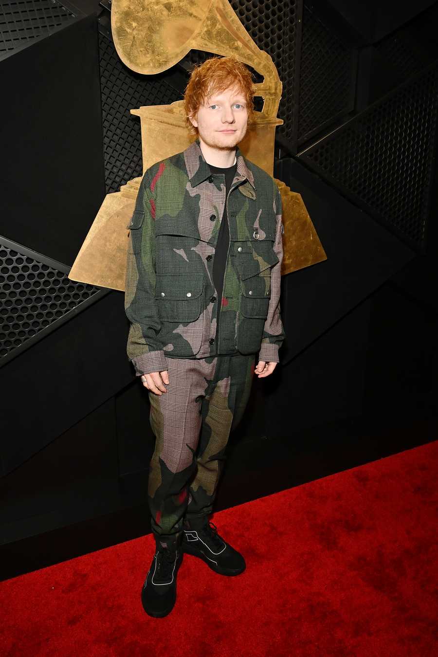 los angeles, california february 04 ed sheeran attends the 66th grammy awards at cryptocom arena on february 04, 2024 in los angeles, california photo by lester cohengetty images for the recording academy