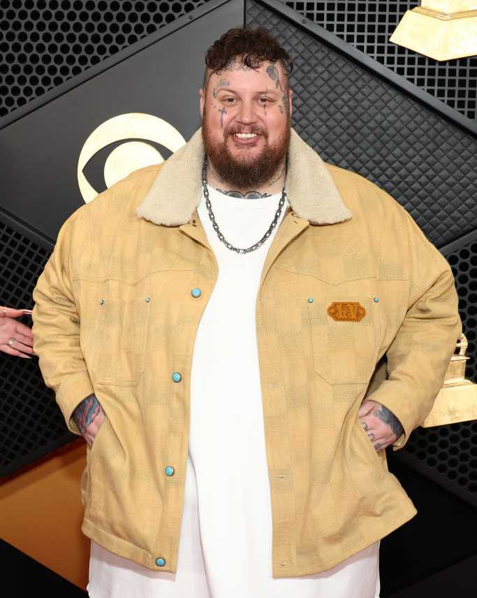 LOS ANGELES, CALIFORNIA - FEBRUARY 04: Jelly Roll attends the 66th GRAMMY Awards at Crypto.com Arena on February 04, 2024 in Los Angeles, California. (Photo by Matt Winkelmeyer/Getty Images for The Recording Academy)